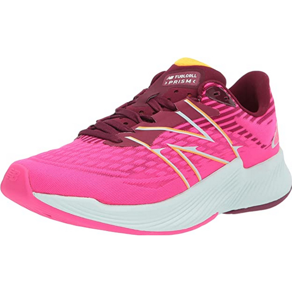 New Balance Women's FuelCell Prism V2 Running Shoe Pink Glo/Garnet